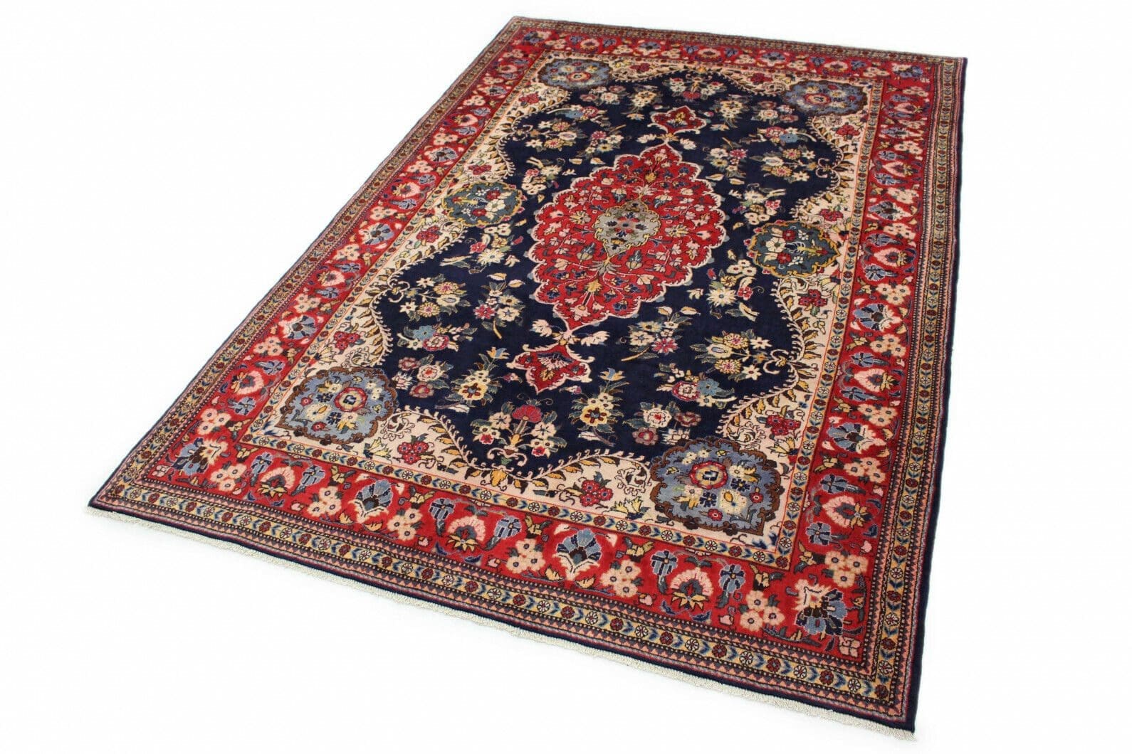 Alternative view of Wool Hamadan Persian Rug 300 × 207 cm, handmade