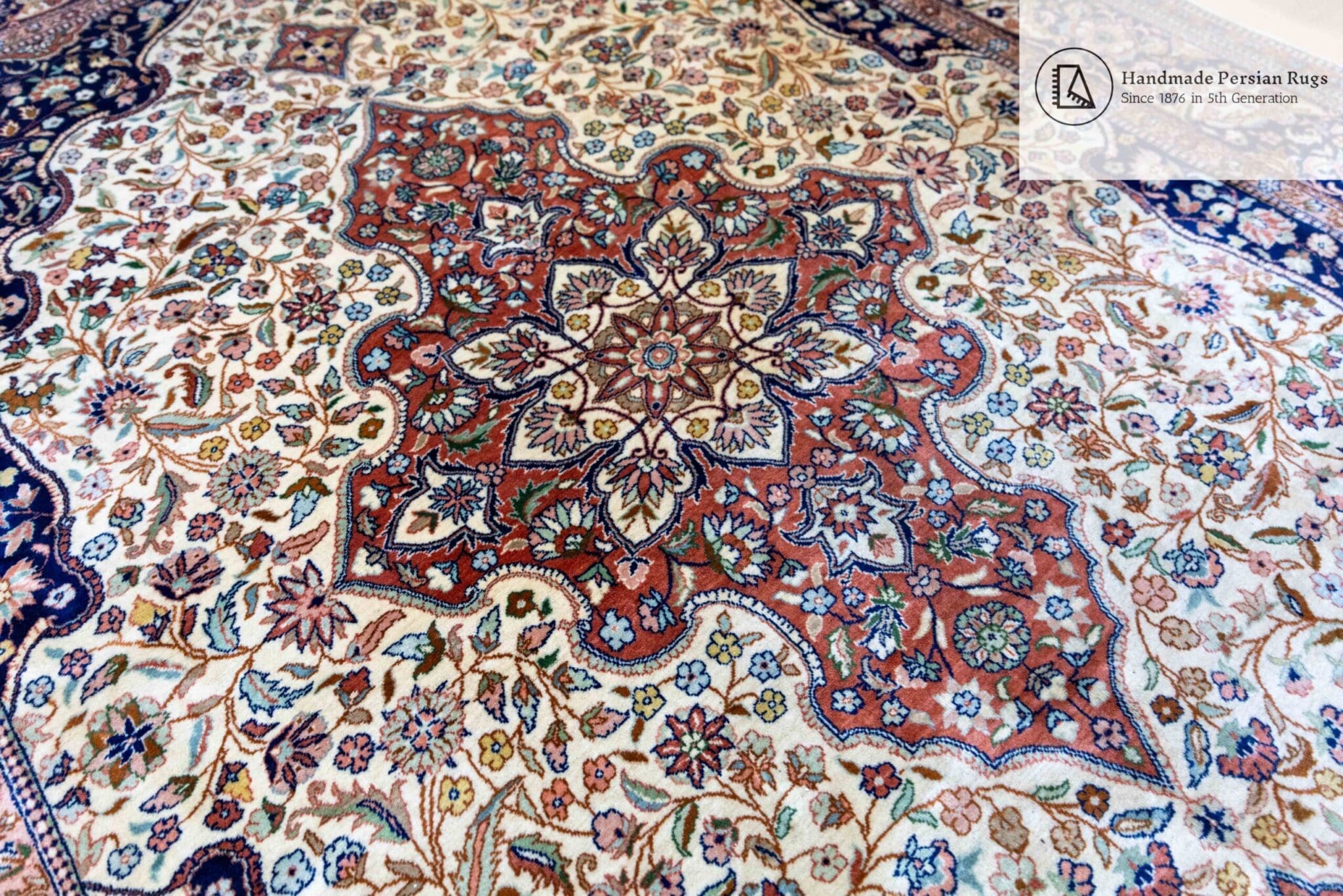 Kayseri Turkish Rug 317 × 221 cm in Wool, hand-knotted - Image 11