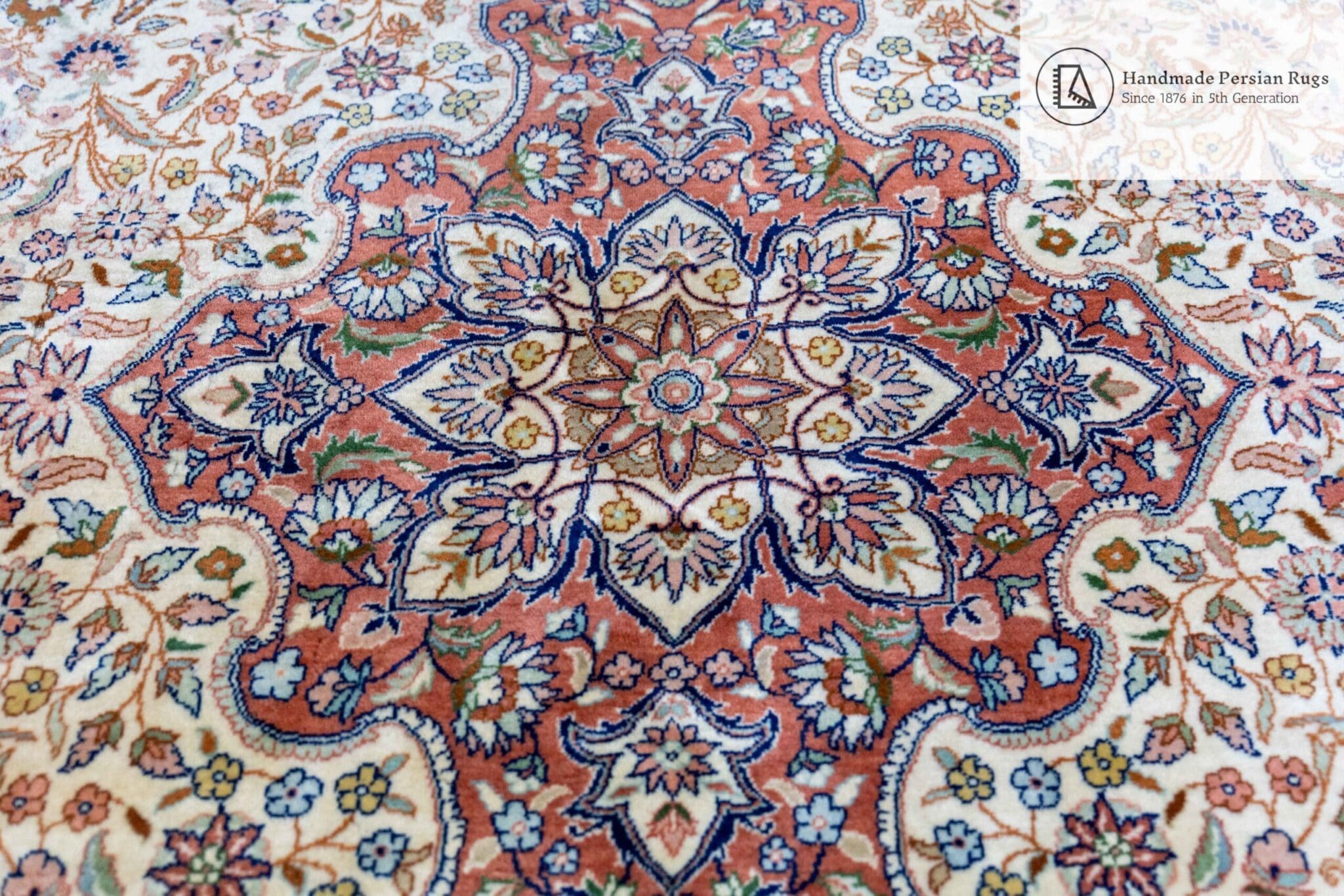 Kayseri Turkish Rug 317 × 221 cm in Wool, hand-knotted - Image 12