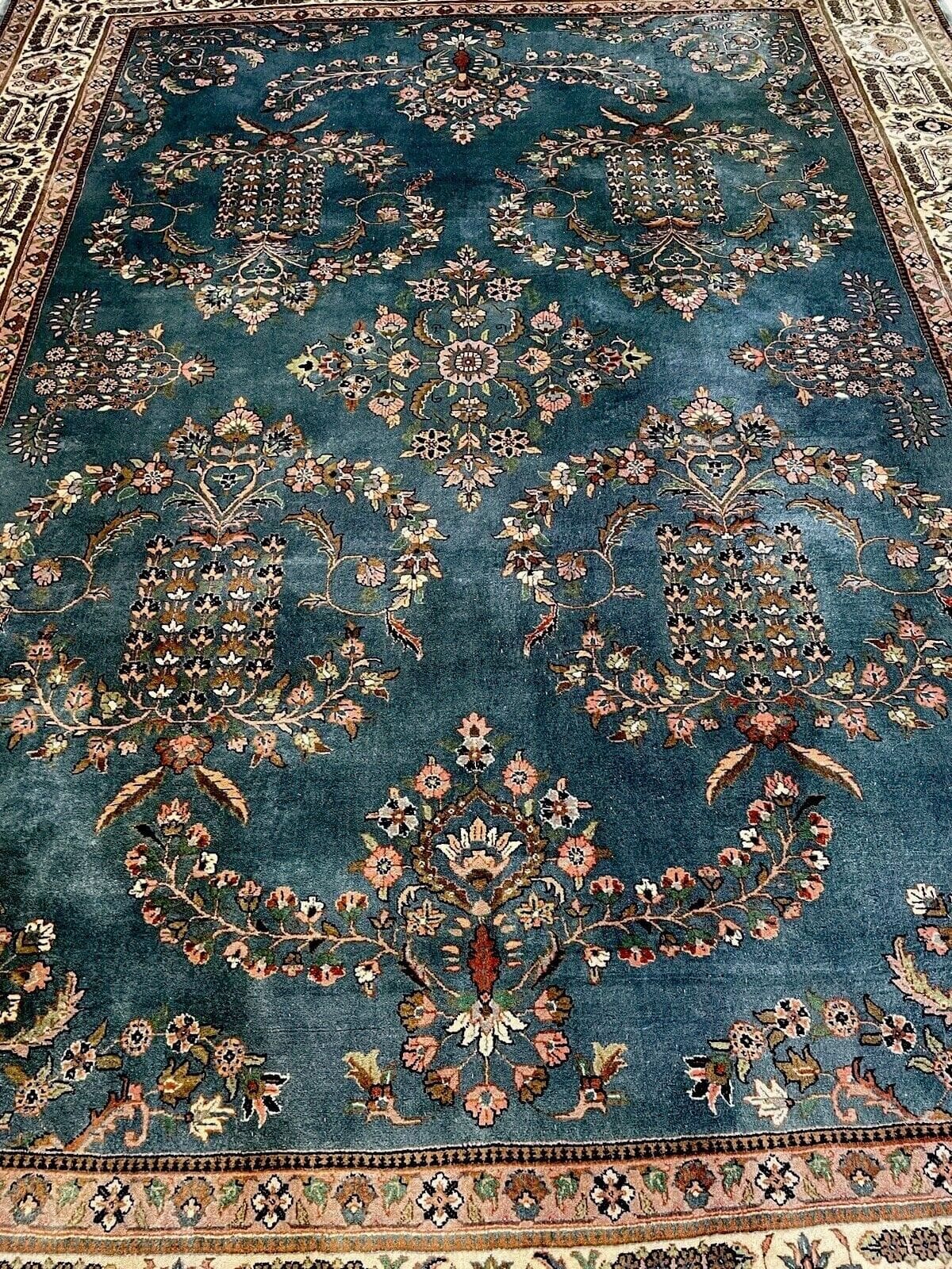 Alternative view of Wool Kashmir Persian Rug 335 × 250 cm, hand-knotted