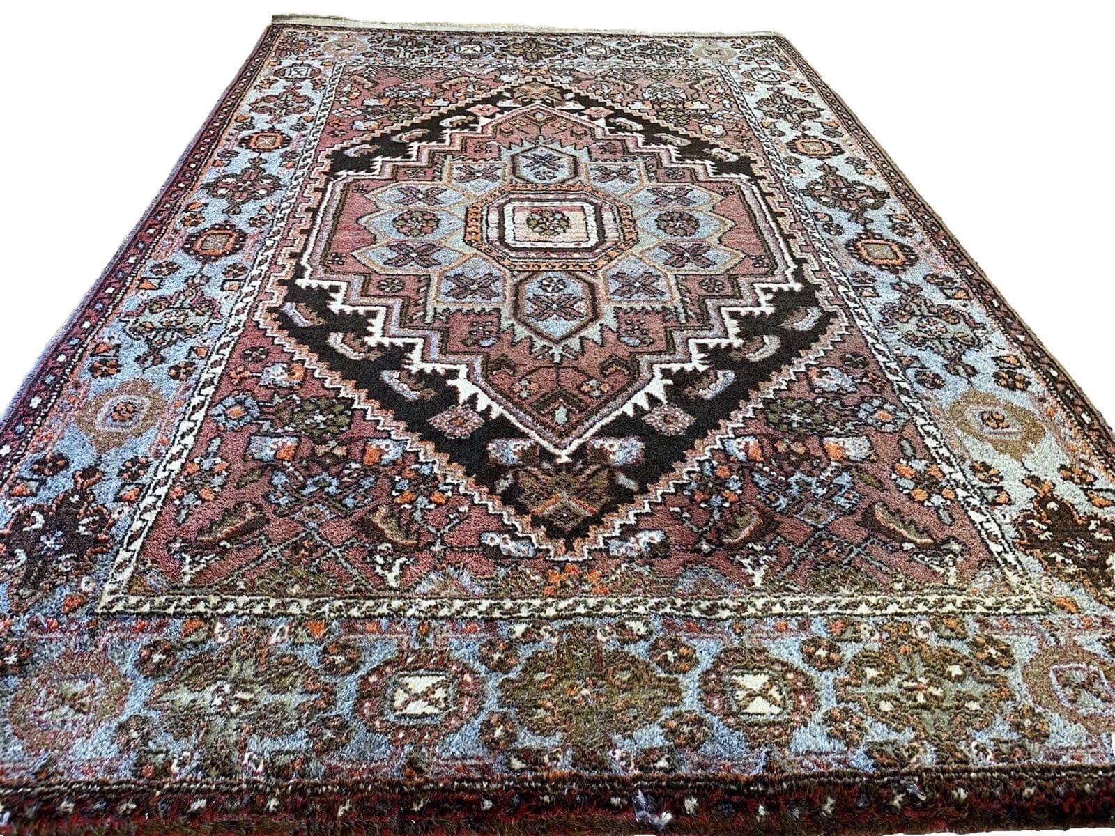 Alternative view of Wool Bigar Persian Rug 150 × 105 cm, hand-knotted