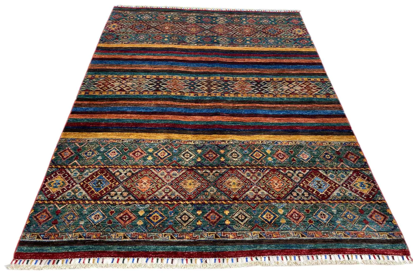 Alternative view of Handmade Ariana Ziegler Persian Rug, 212 × 157 cm, Wool
