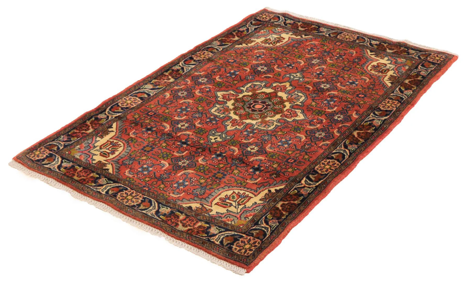 Alternative view of Hand-Knotted Bijar Persian Rug, 157 × 101 cm, Wool