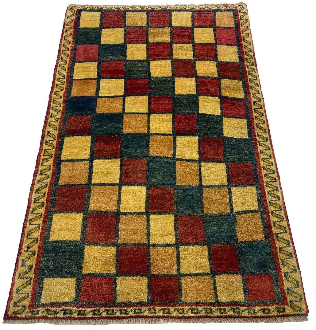 Alternative view of Gabbeh Persian Rug 155 × 96 cm in Wool, hand-knotted