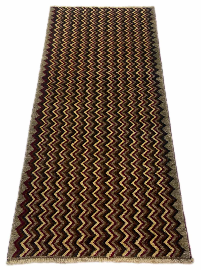 Alternative view of Hand-Knotted Gabbeh Persian Rug, 180 × 82 cm, Wool