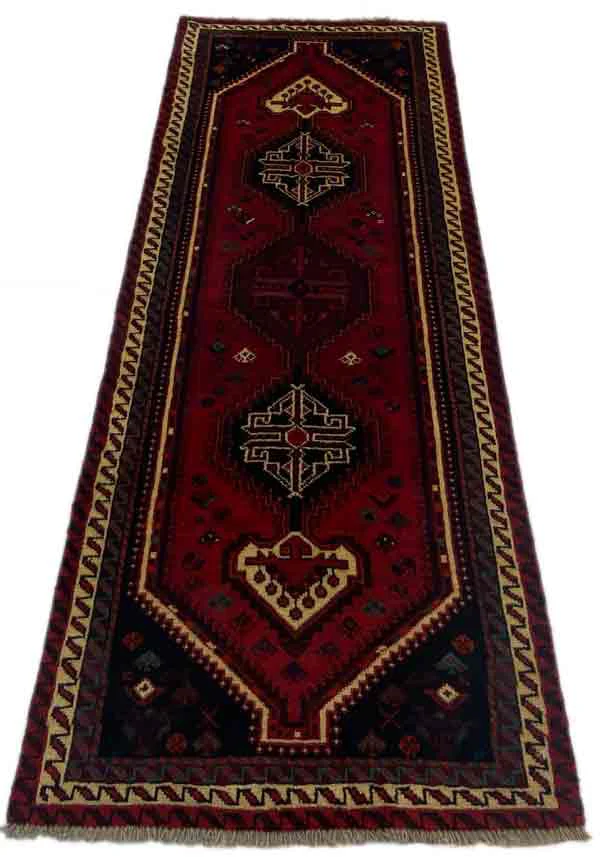 Alternative view of Gabbeh Persian Rug 238 × 90 cm in Wool, hand-knotted