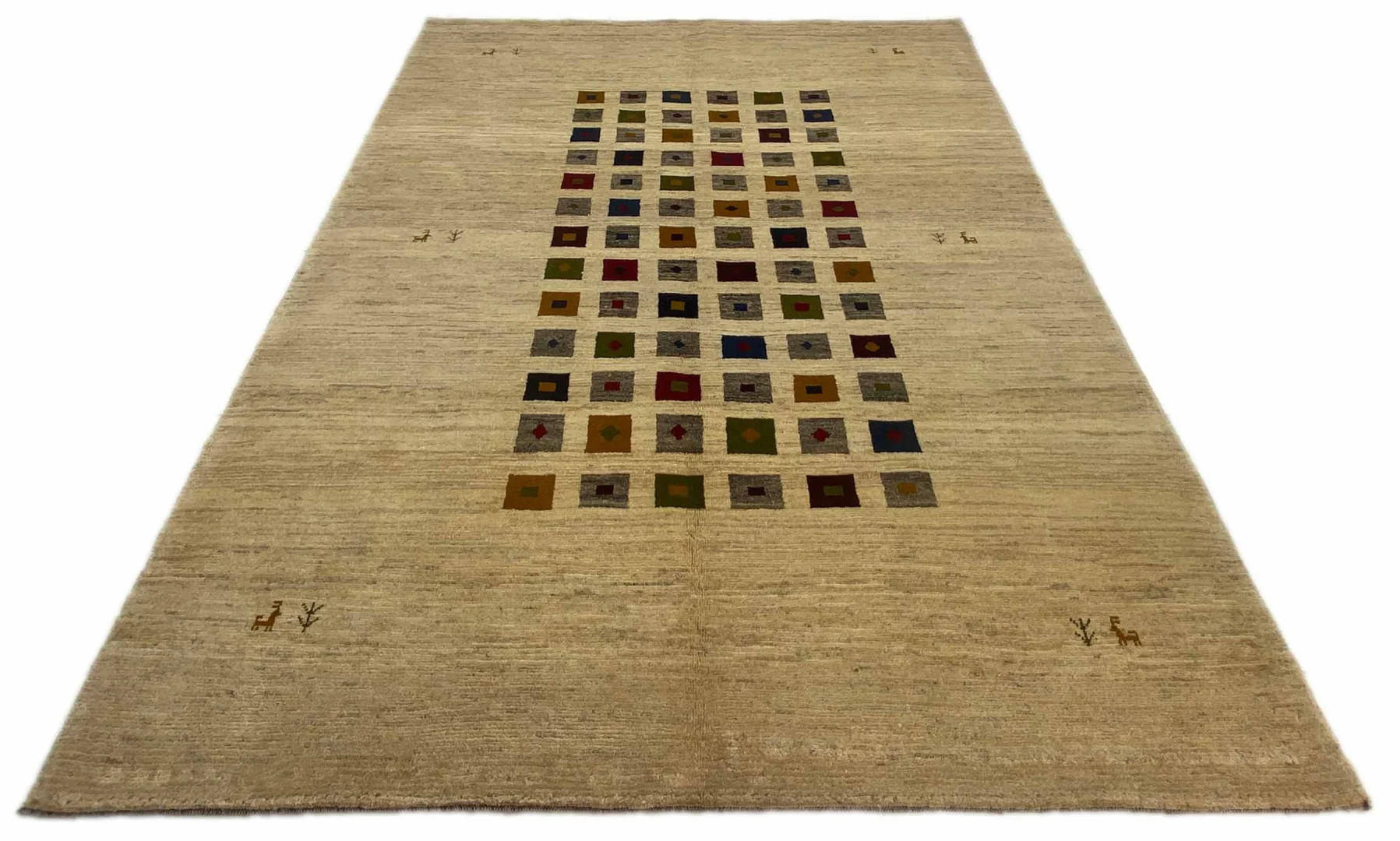 Alternative view of Gabbeh Persian Rug 292 × 202 cm in Wool, hand-knotted
