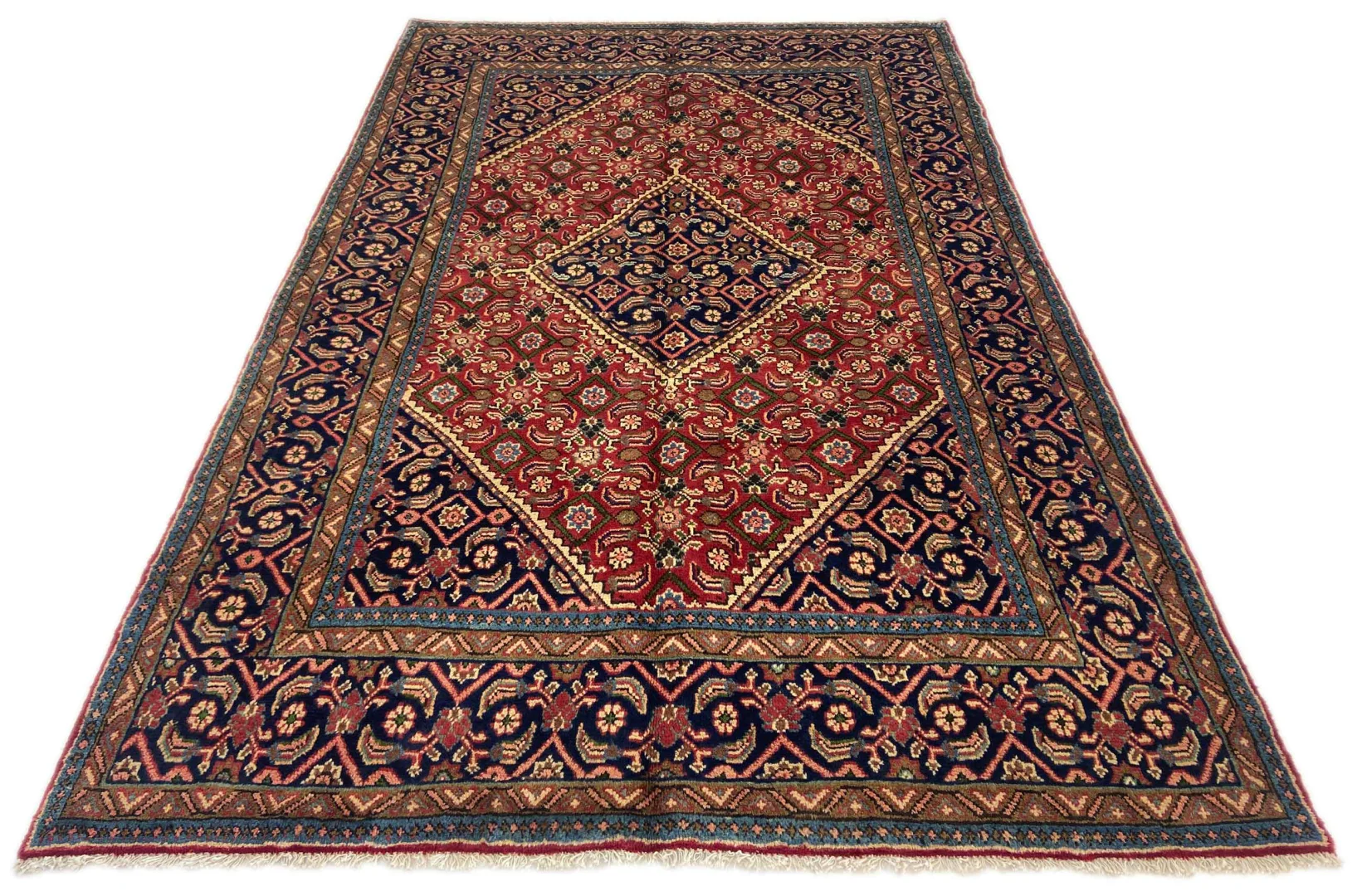 Alternative view of Hand-Knotted Hamadan Persian Rug, 304 × 193 cm, Wool