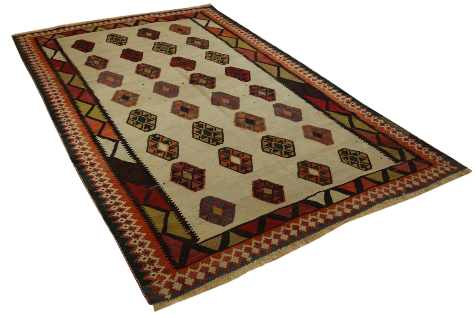 Alternative view of Hand-Woven Kilim Persian Rug, 263 × 172 cm