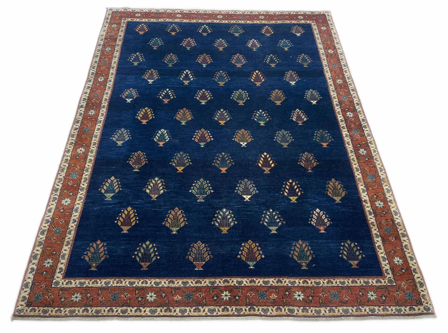 Alternative view of Hand-Knotted Gabbeh Persian Rug, 235 × 175 cm, Wool