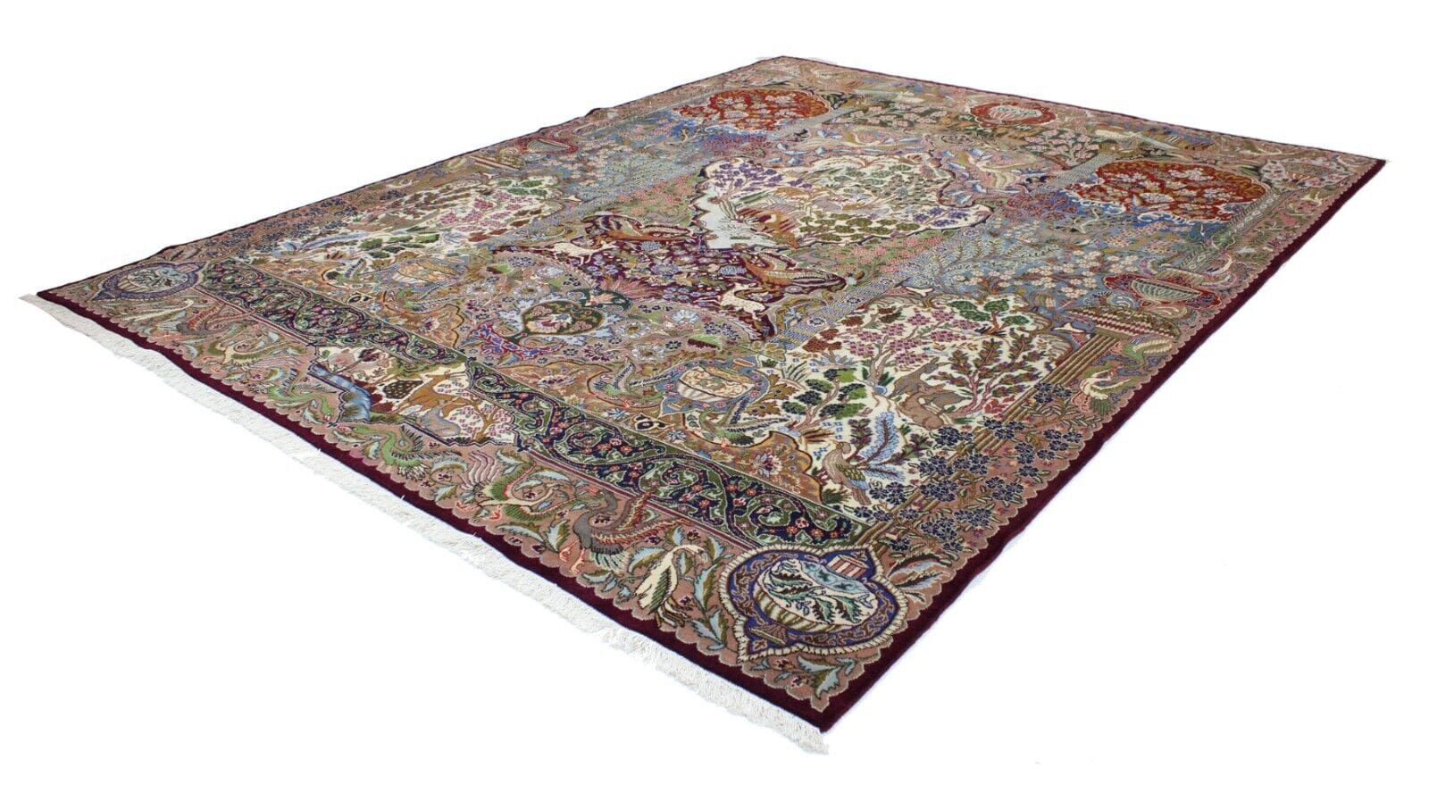 Alternative view of Hand-Knotted Kashmar Persian Rug, 384 × 302 cm, Wool