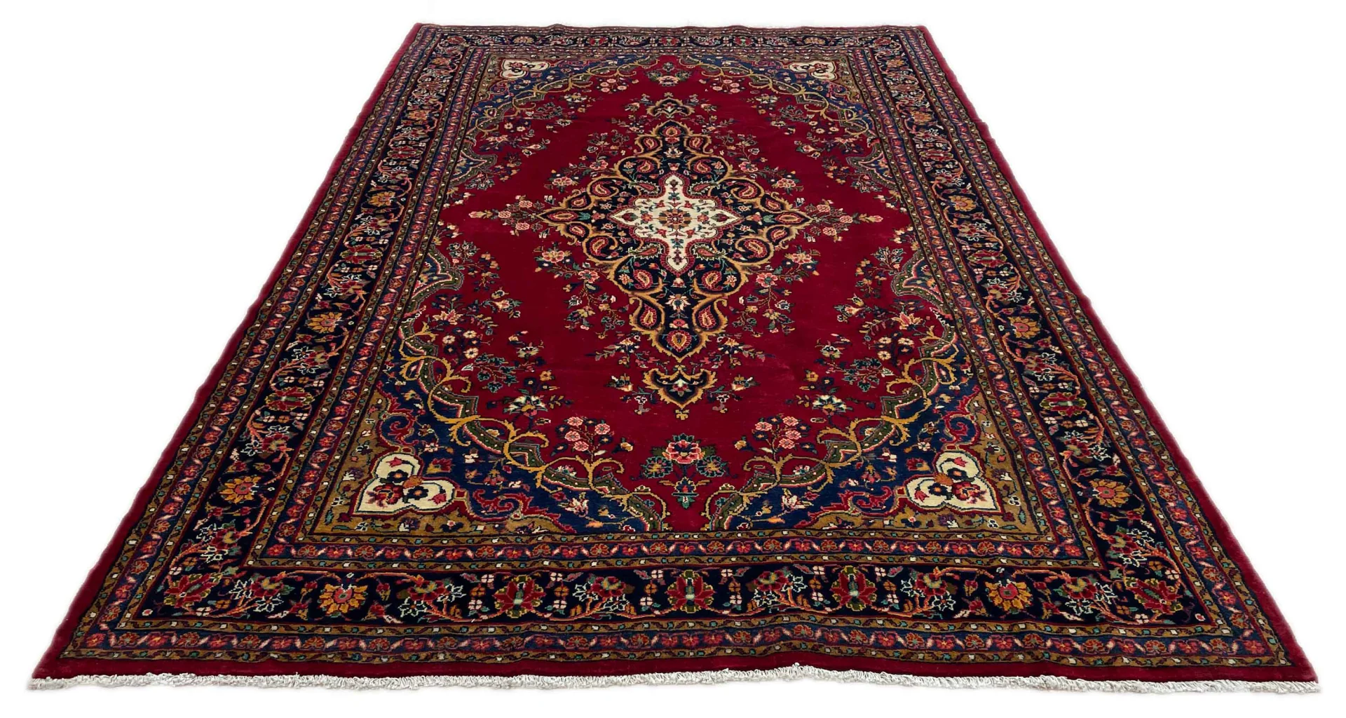 Alternative view of Wool Persian Rug 343 × 217 cm, hand-knotted