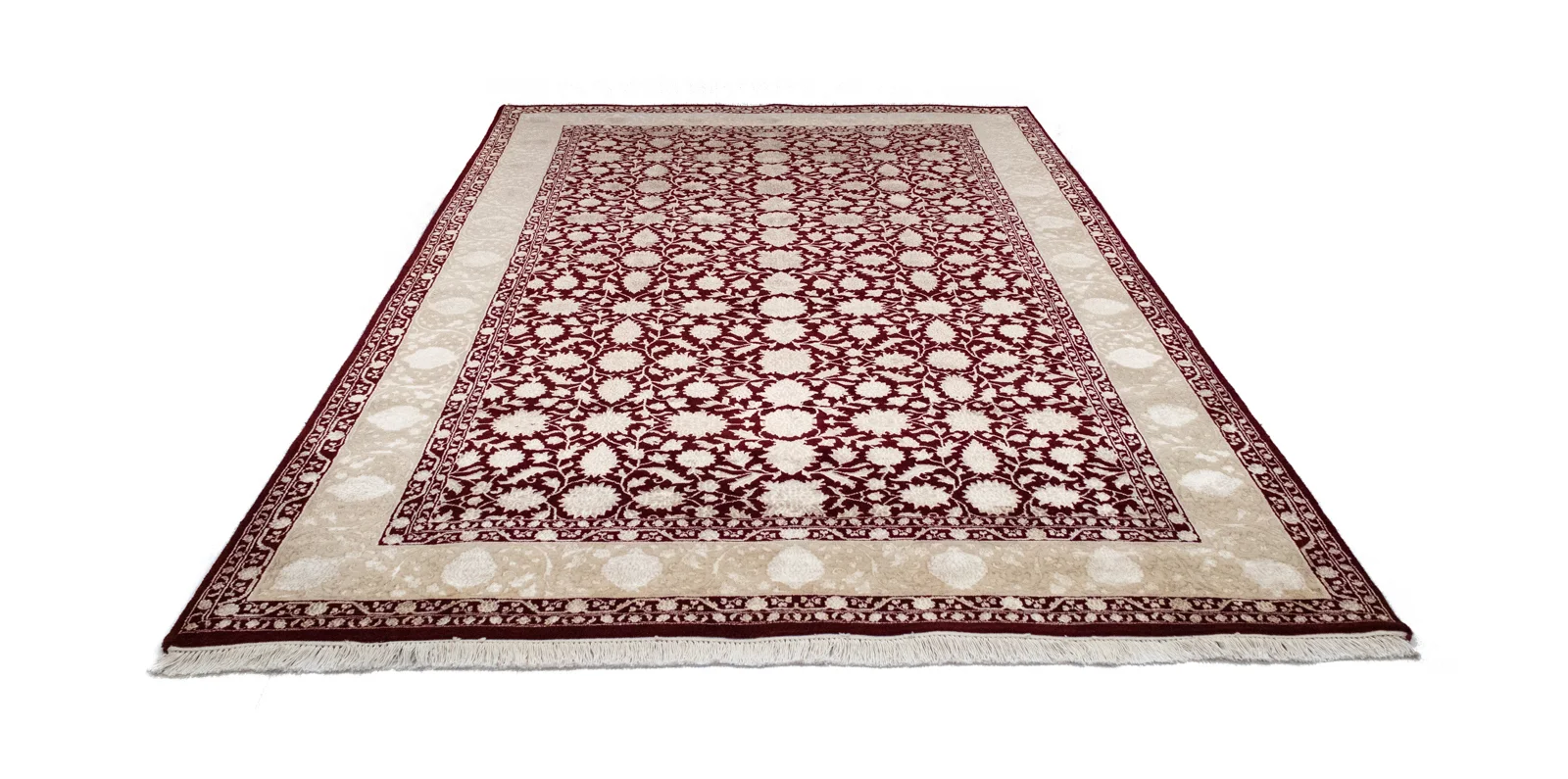 Alternative view of Hand-Knotted Tabriz Indian Rug, 298 × 200 cm
