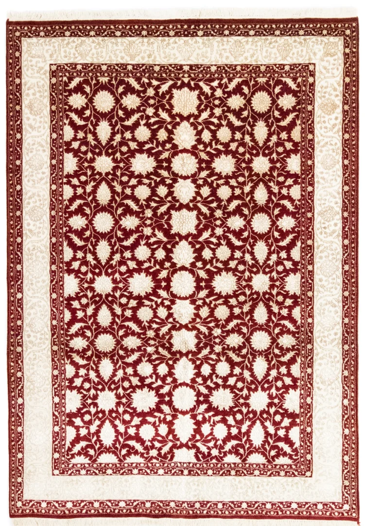 Hand-Knotted Tabriz Indian Rug