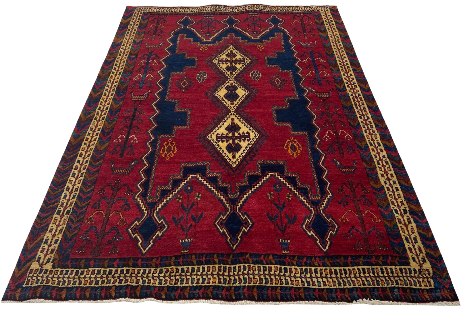 Alternative view of Hand-Knotted Persian Rug, Wool