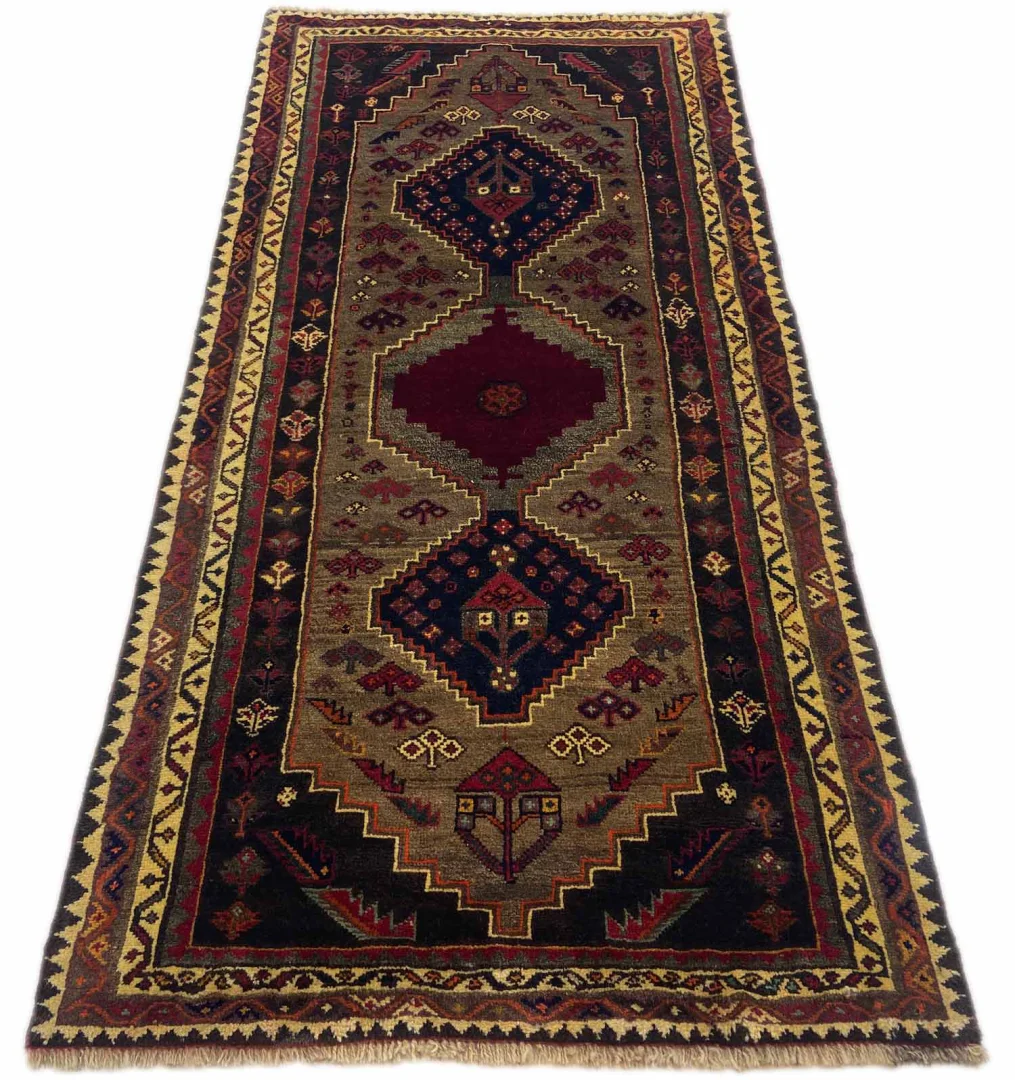 Alternative view of Hand-Knotted Gabbeh Persian Rug, Wool