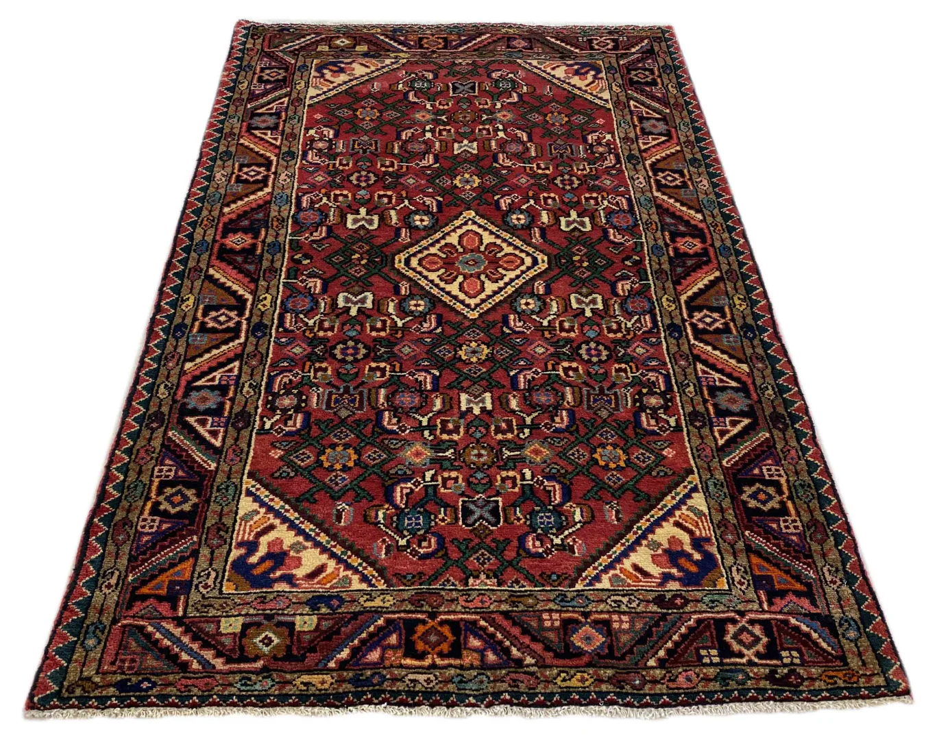 Alternative view of Hamadan Persian Rug