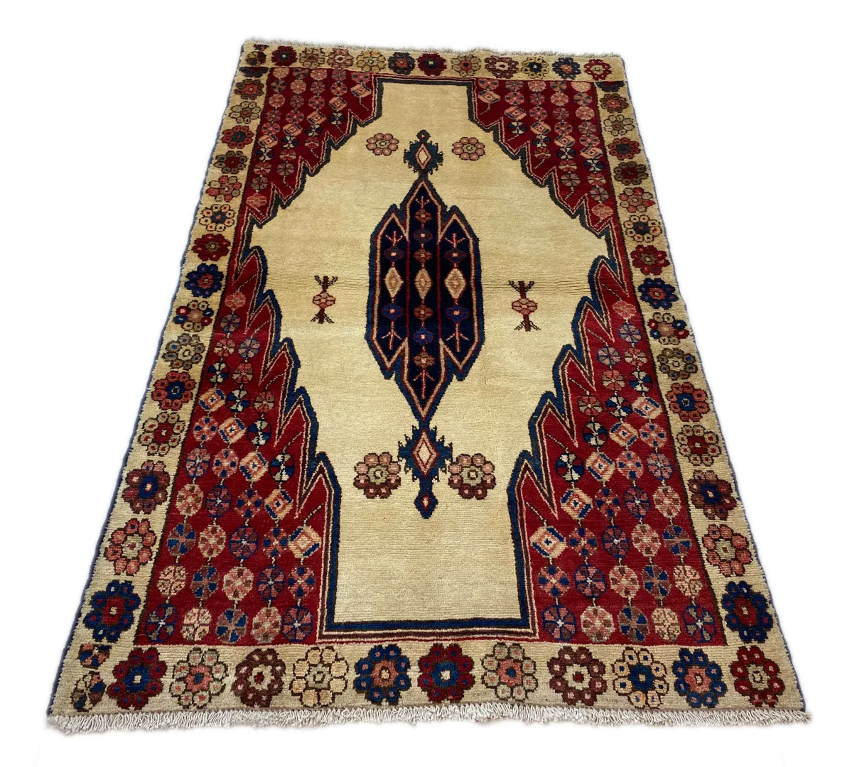 Alternative view of Hand-Knotted Hamadan Persian Rug, Wool