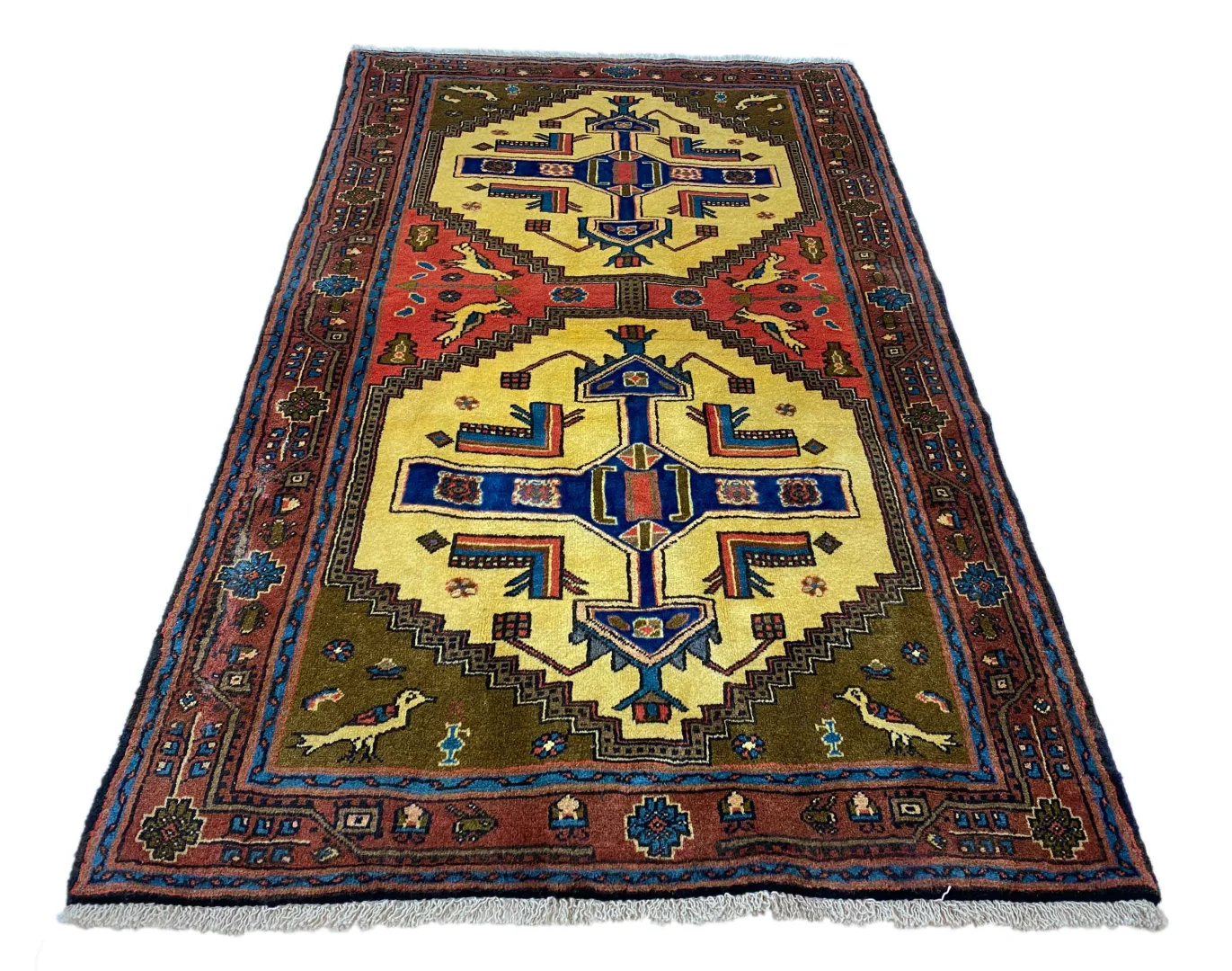 Alternative view of Hamadan Persian Rug