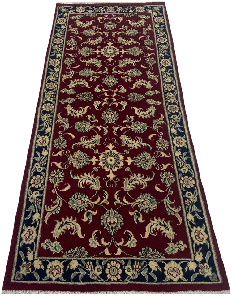Alternative view of Hand-Knotted Mashhad Persian Rug, Wool