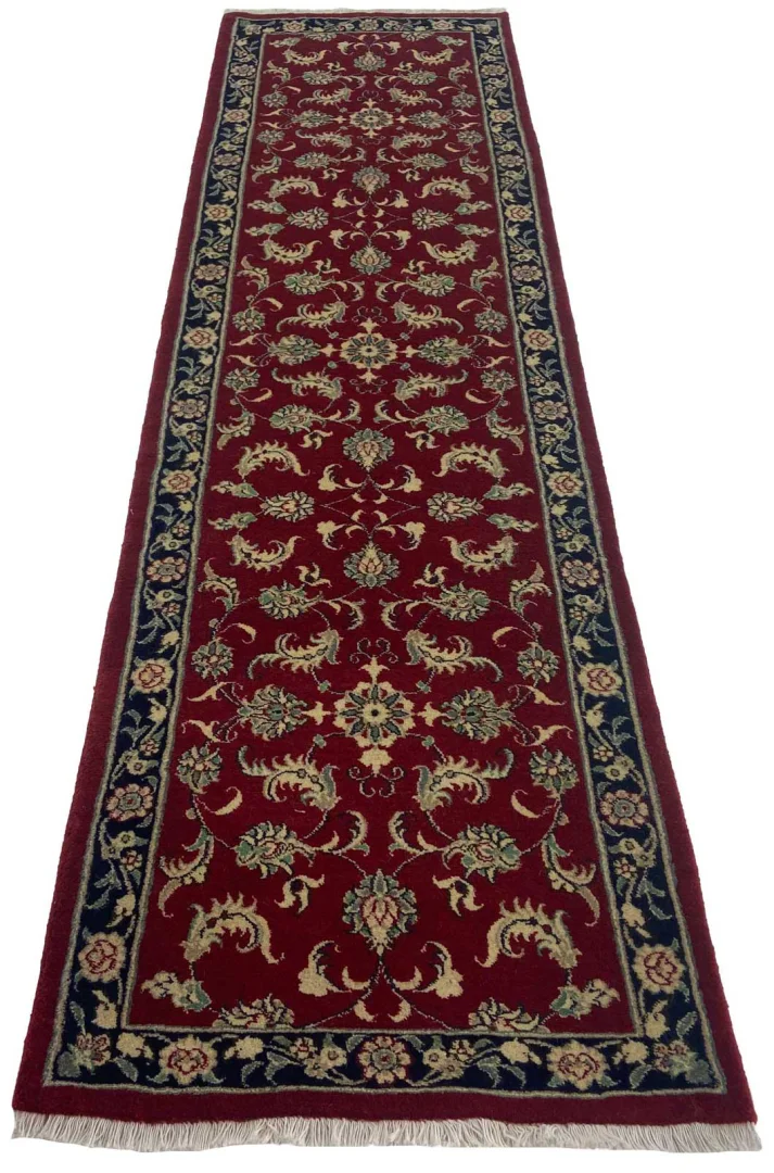 Alternative view of Hand-Knotted Mashhad Persian Rug, Wool