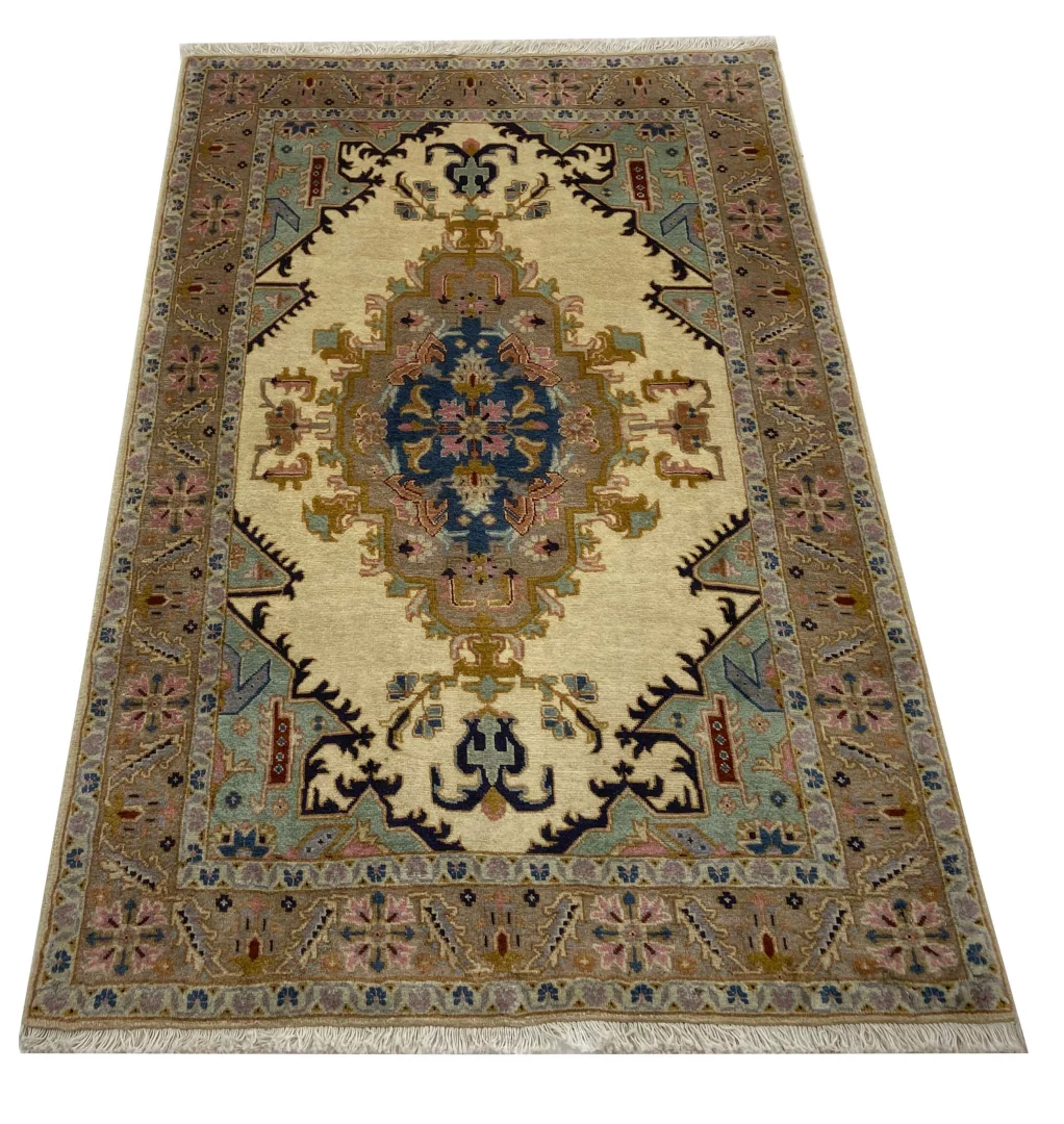 Alternative view of Wool Persian Rug 152 × 100 cm, hand-knotted