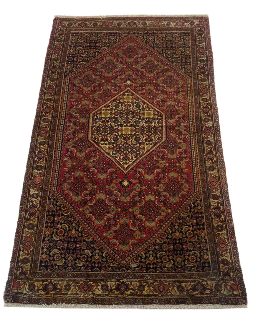 Alternative view of Hand-Knotted Bijar Persian Rug, Wool