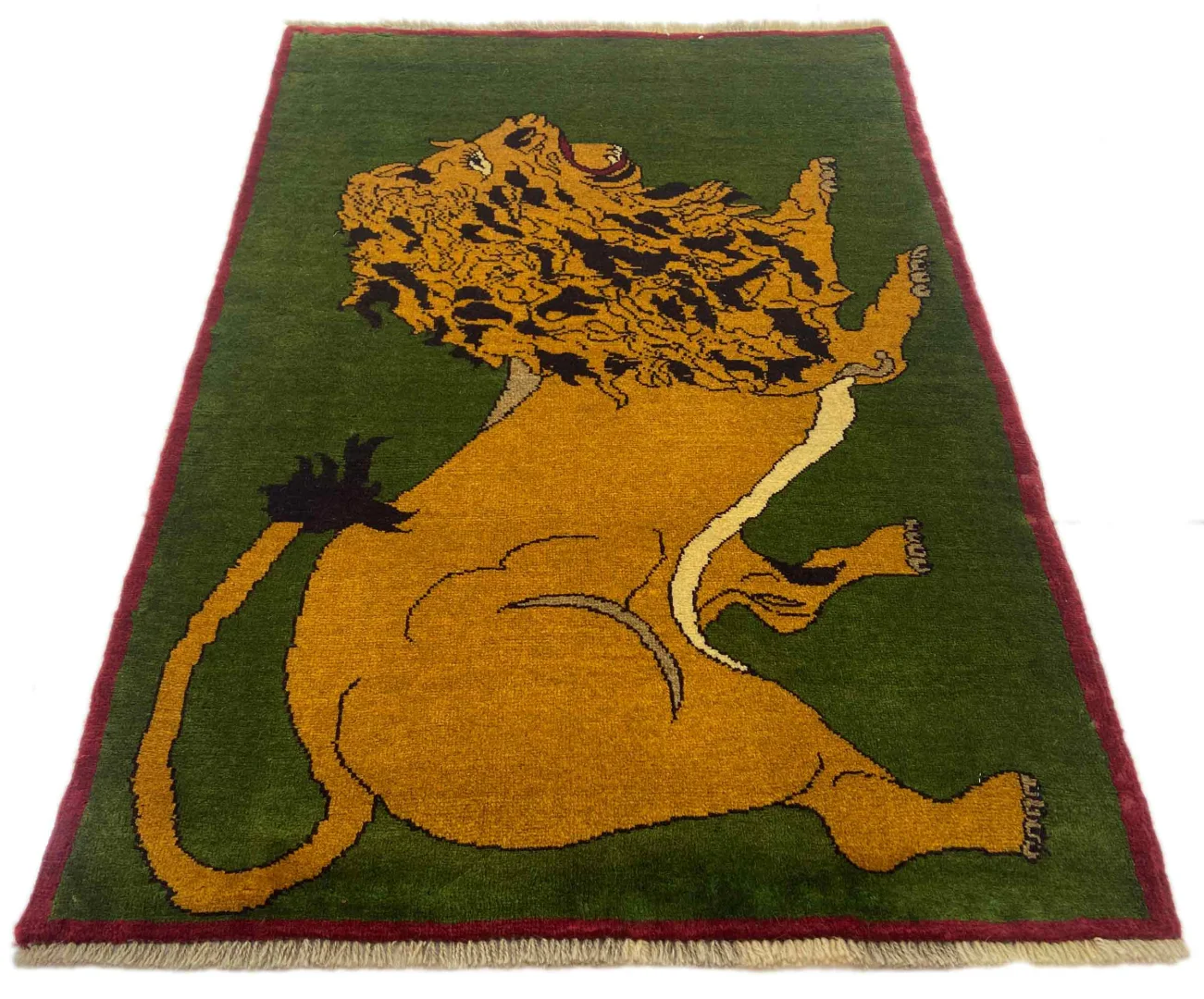 Alternative view of Hand-Knotted Gabbeh Persian Rug, Wool