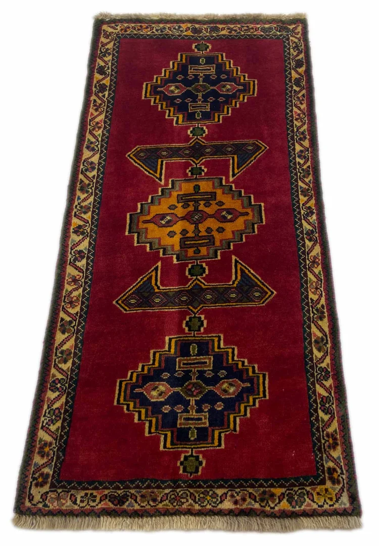 Alternative view of Hand-Knotted Gabbeh Persian Rug, Wool