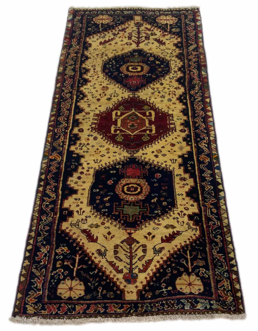 Alternative view of Gabbeh Persian Rug 172 × 78 cm in Wool, hand-knotted