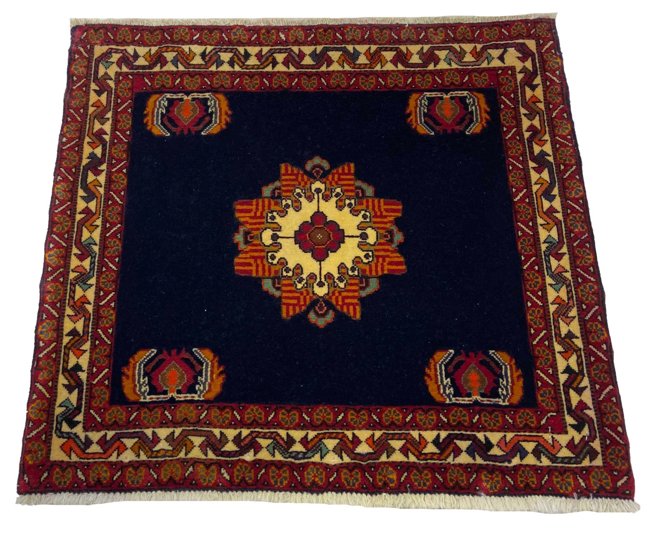 Alternative view of Hand-Knotted Qashqai Persian Rug, Wool