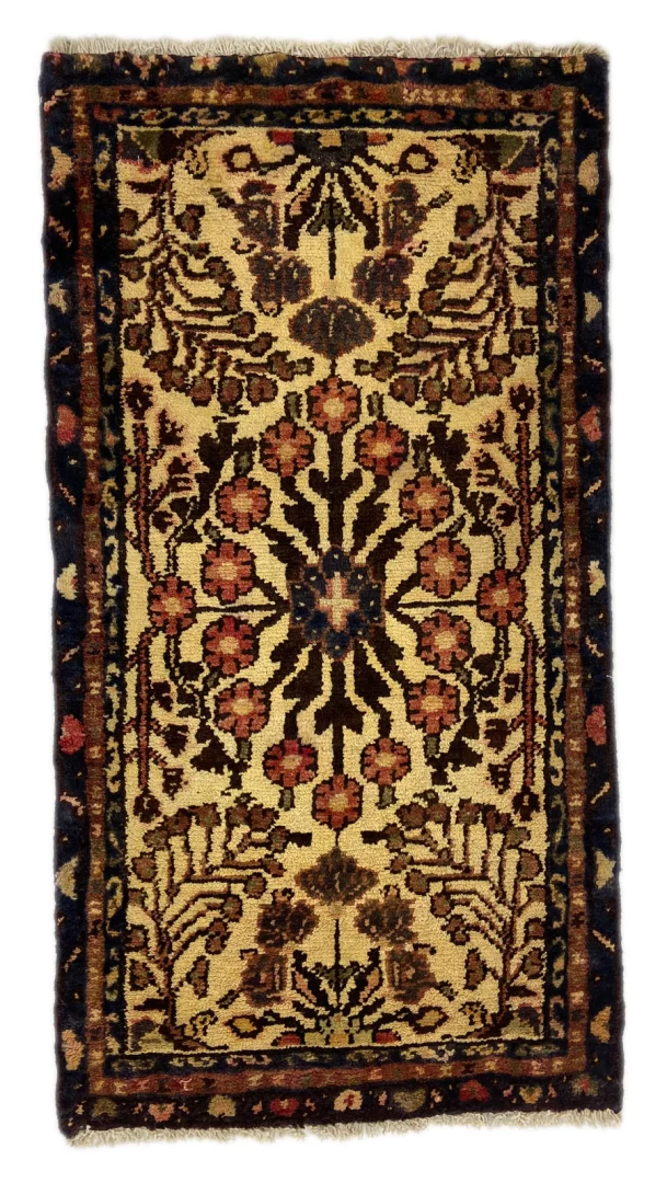 Hand-Knotted Hamadan Persian Rug, Wool