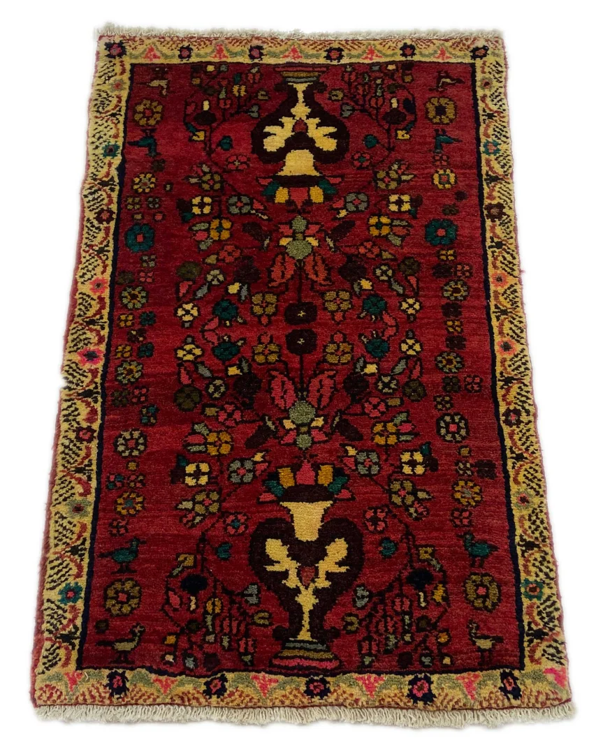 Alternative view of Hand-Knotted Hamadan Persian Rug, Wool
