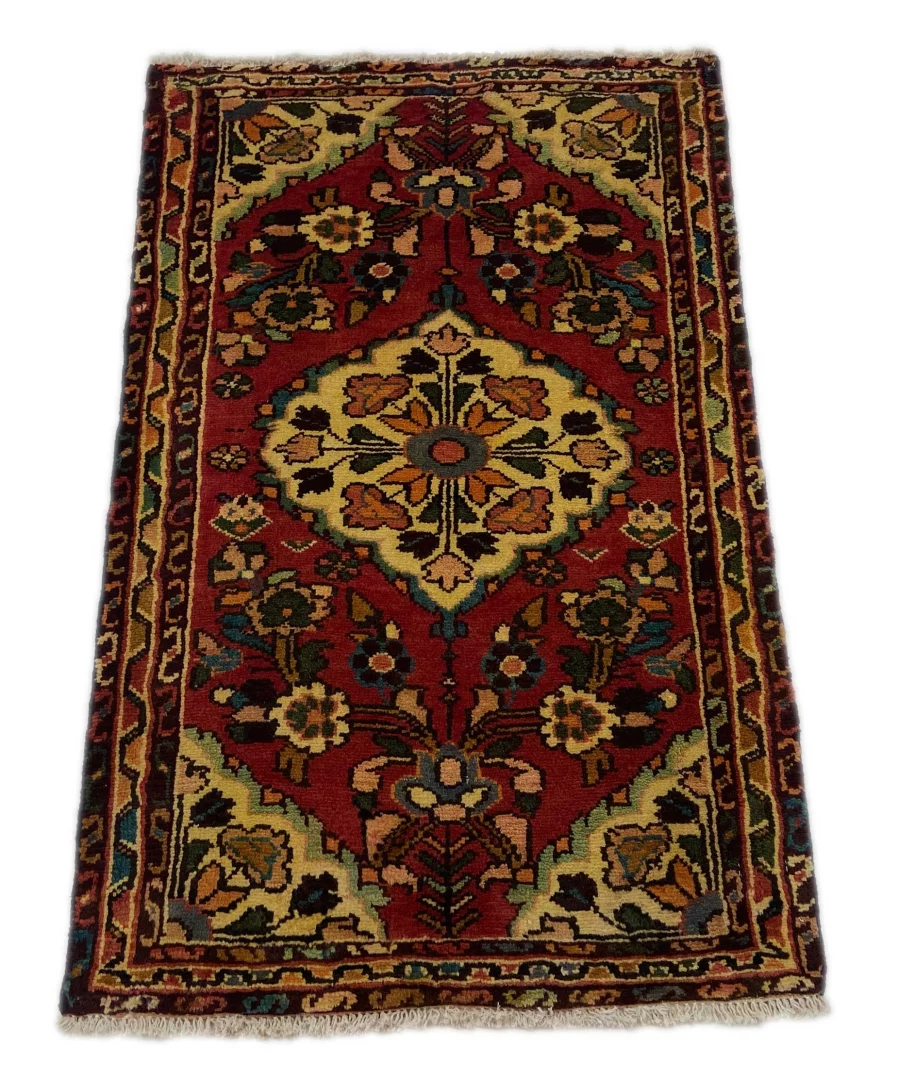 Alternative view of Hand-Knotted Hamadan Persian Rug, Wool