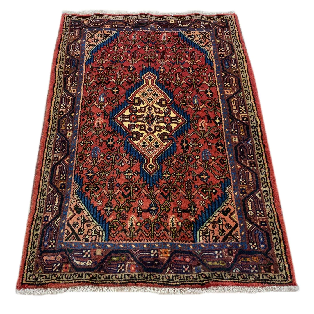 Alternative view of Hand-Knotted Hamadan Persian Rug, Wool