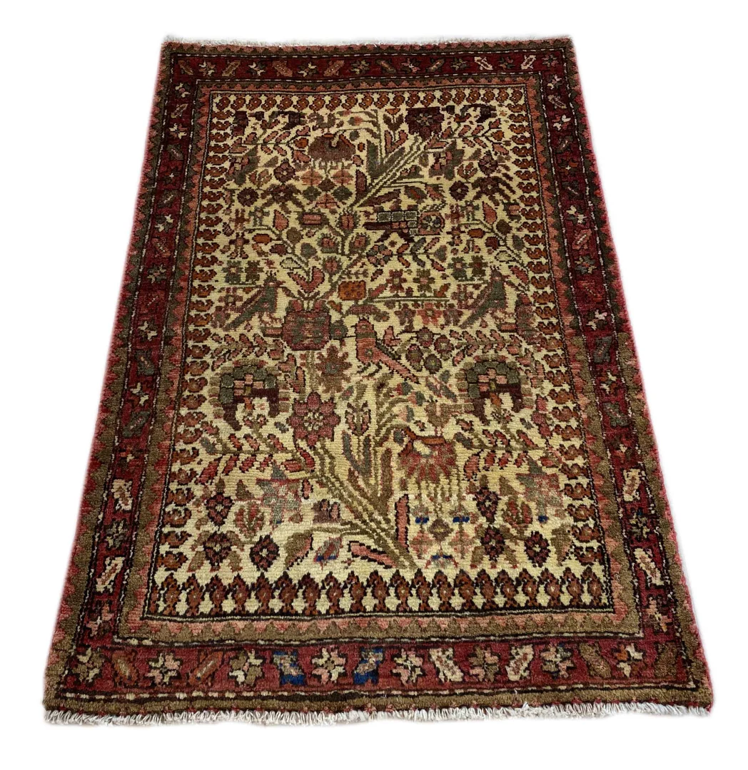 Alternative view of Hand-Knotted Hamadan Persian Rug, Wool