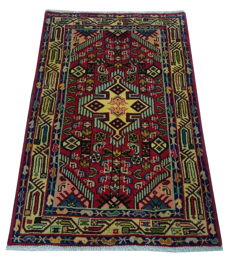 Alternative view of Hamadan Persian Rug