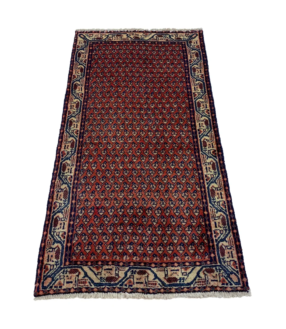 Alternative view of Hand-Knotted Hamadan Persian Rug, Wool