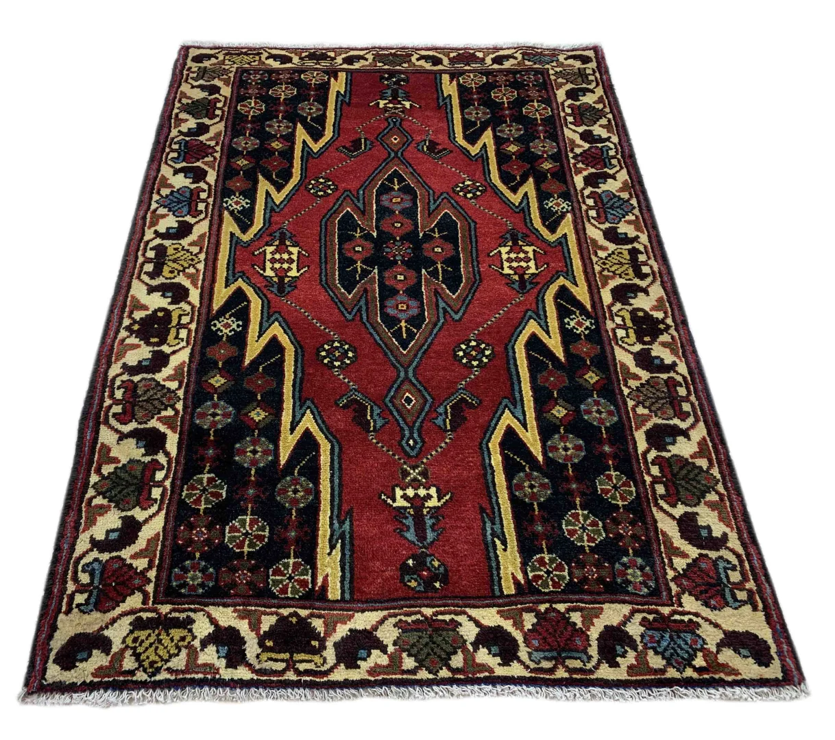 Alternative view of Hamadan Persian Rug