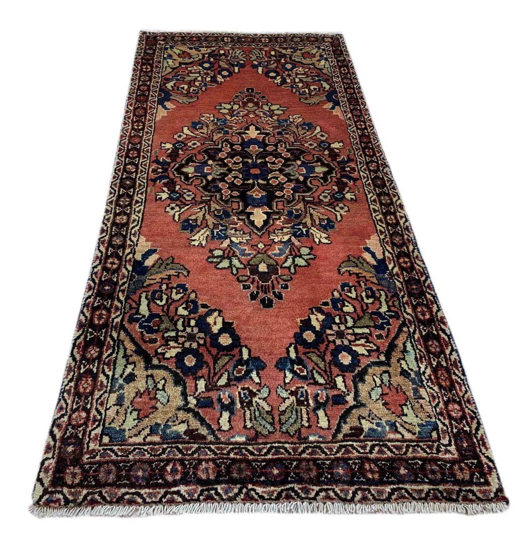 Alternative view of Hand-Knotted Hamadan Persian Rug, Wool
