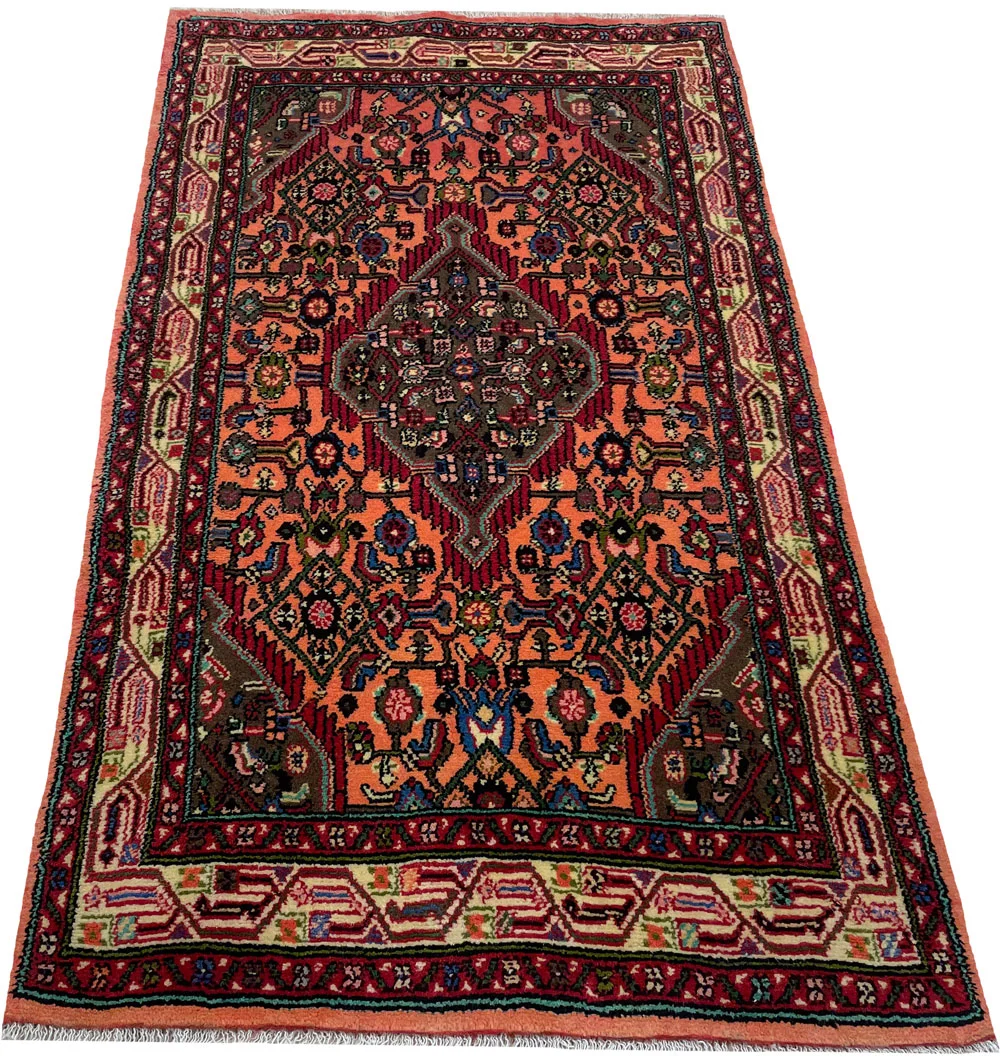 Alternative view of Hand-Knotted Hamadan Persian Rug, Wool