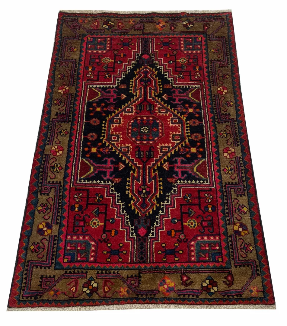 Alternative view of Hamadan Persian Rug