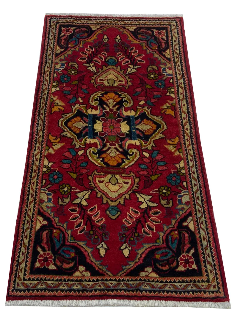 Alternative view of Hand-Knotted Hamadan Persian Rug, Wool