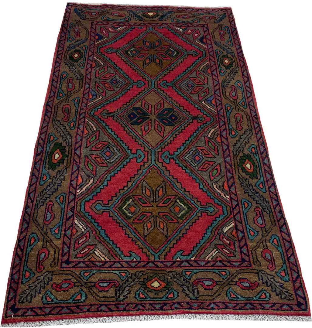 Alternative view of Hamadan Persian Rug