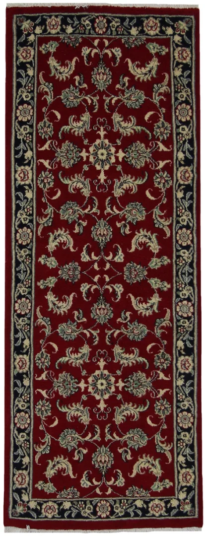 Hand-Knotted Mashhad Persian Rug