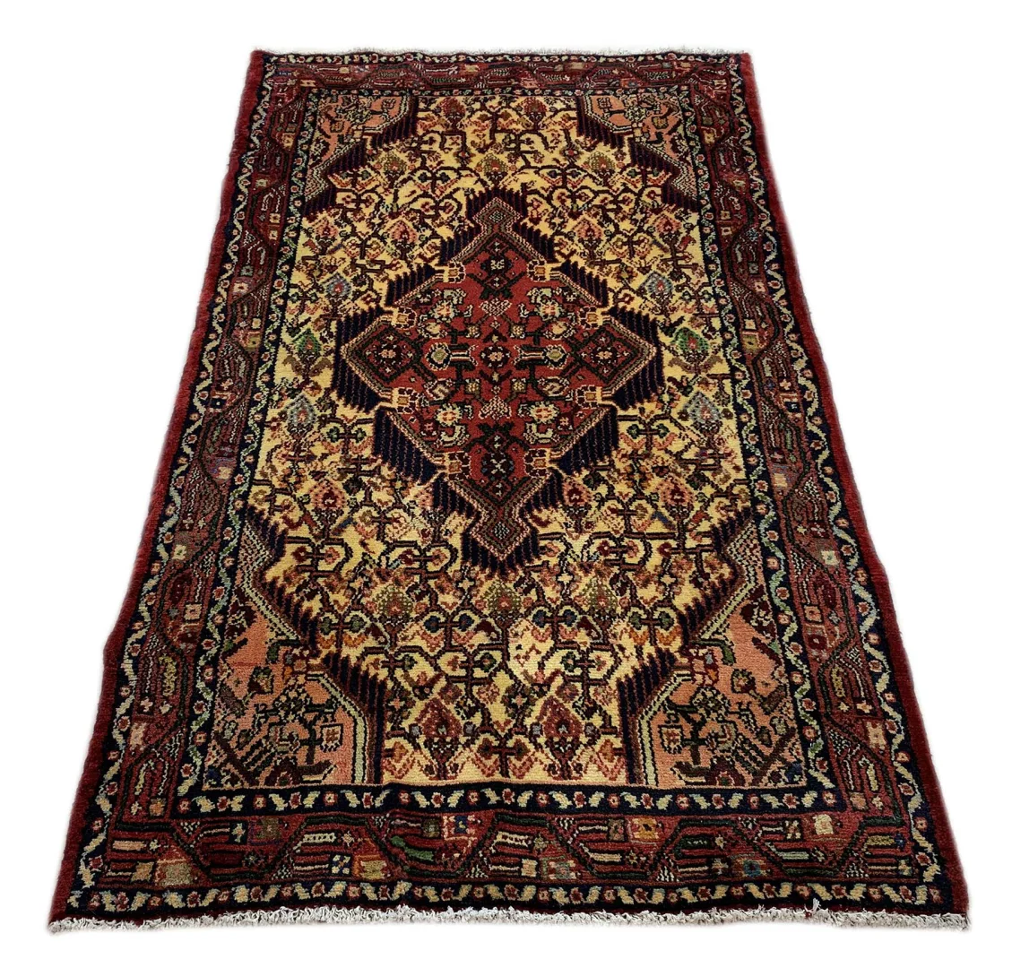 Alternative view of Hand-Knotted Hamadan Persian Rug, Wool
