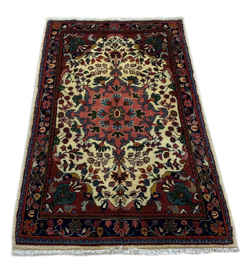 Alternative view of Hand-Knotted Hamadan Persian Rug, Wool
