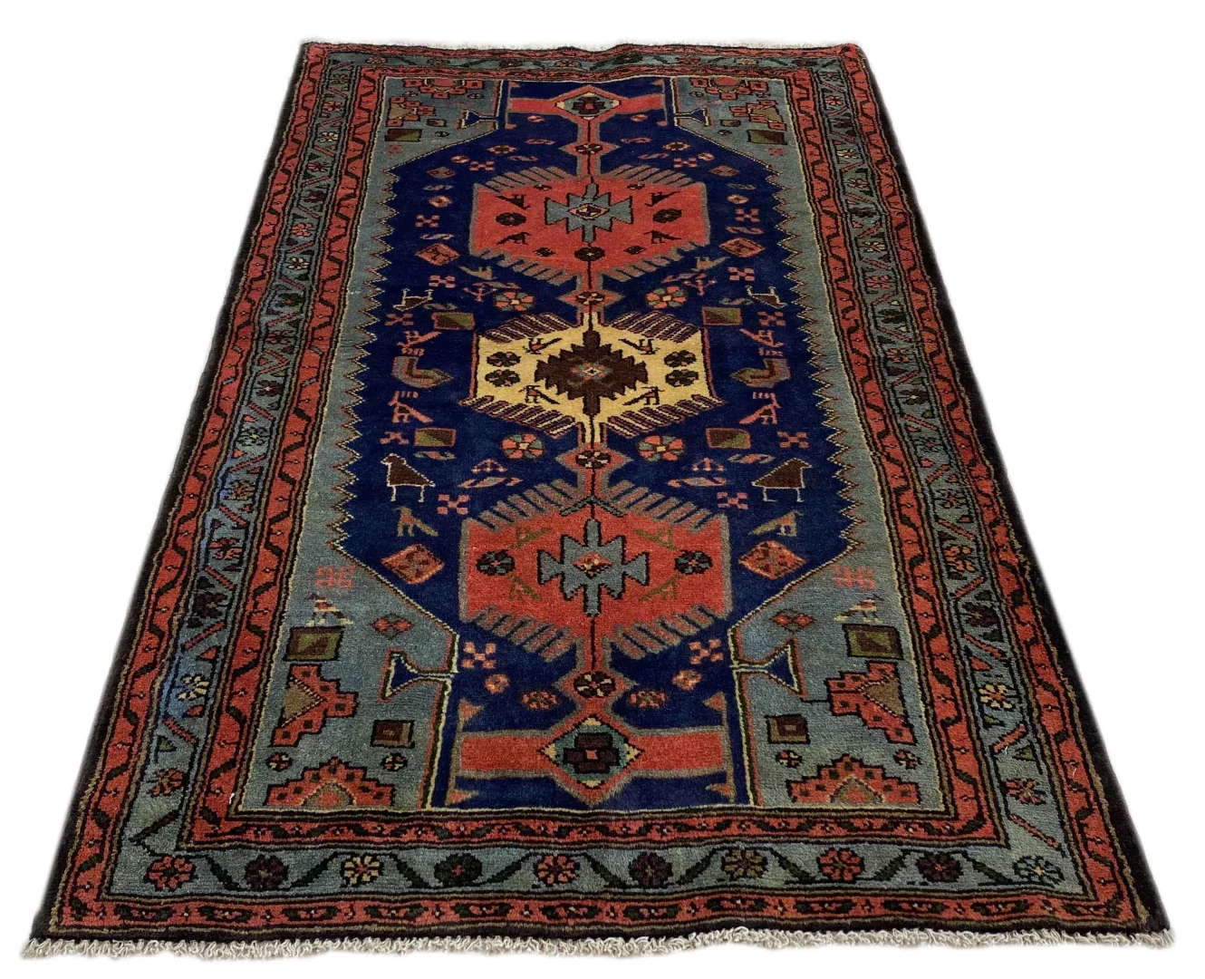 Alternative view of Hamadan Persian Rug
