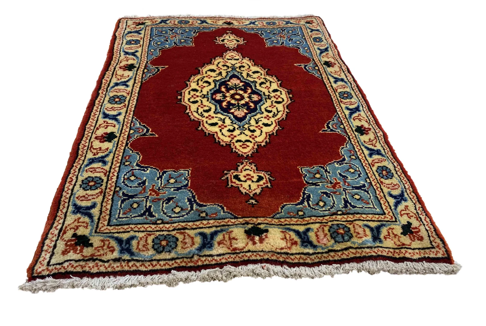 Alternative view of Hand-Knotted Hamadan Persian Rug, Wool