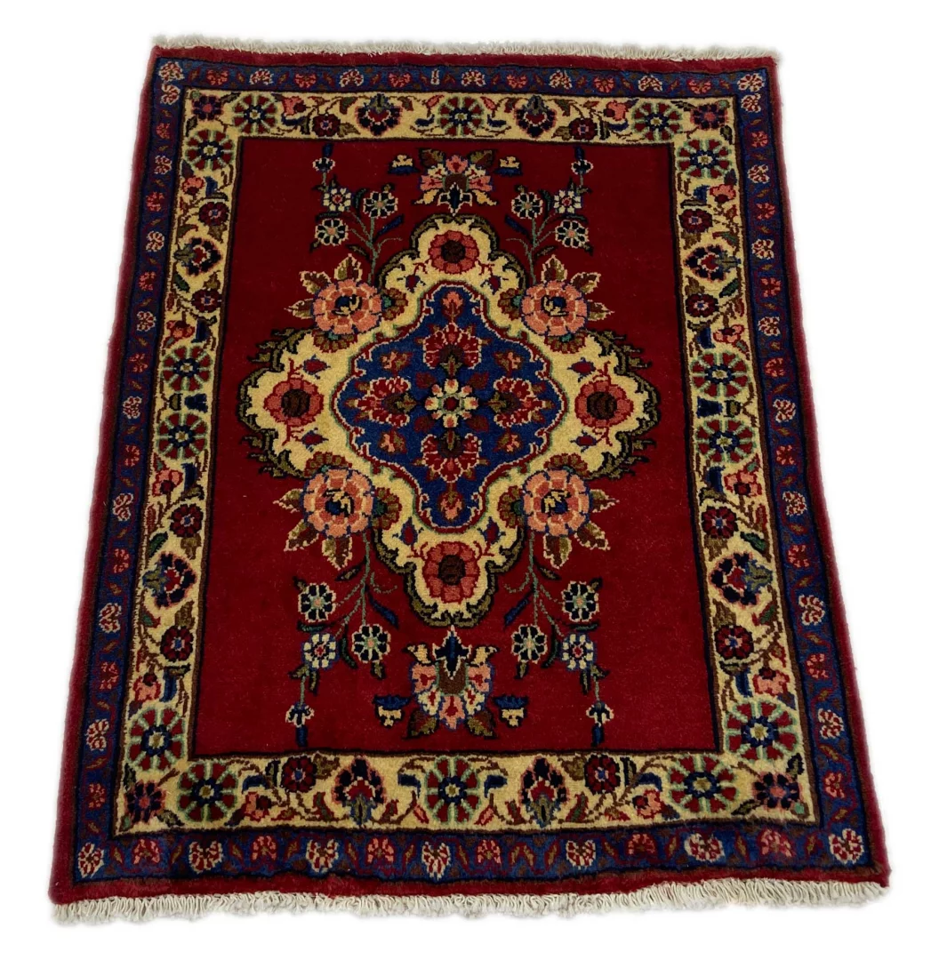 Alternative view of Hand-Knotted Hamadan Persian Rug, Wool